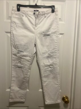 mark. White Distressed Skinny Jeans